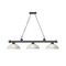 Z-Lite Cordon 3 Light Billiard, Bronze Plate & White Linen 2306-3BP-DWL14 - alternate 4